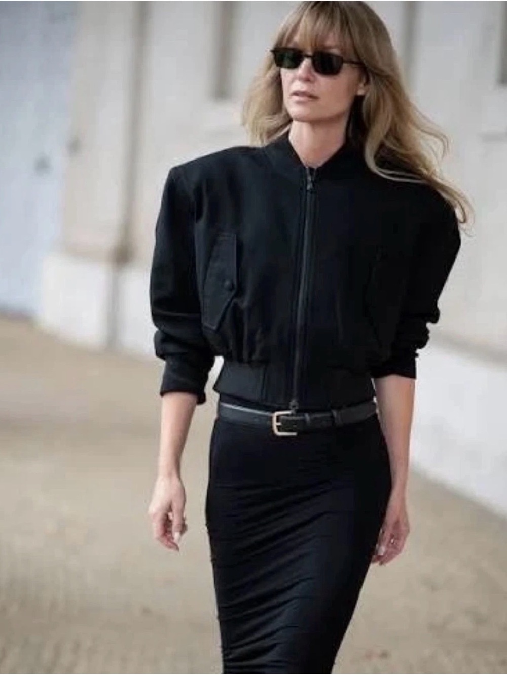 WARDROBE.NYC x H&M Cropped Wool Bomber Jacket SOLD OUT - Size Small